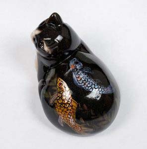 Koi Lady Pebble Cat #2 by Windstone Editions