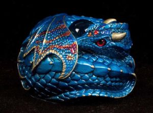 Lapis Curled Dragon #1 by Windstone Editions