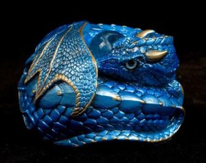Lapis Curled Dragon #2 by Windstone Editions
