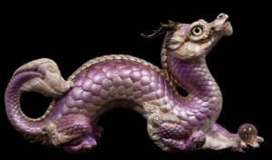 Lavender Pearl Oriental Dragon by Windstone Editions