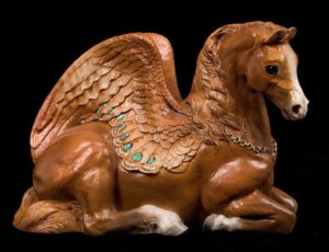 Light Chestnut Mother Pegasus by Windstone Editions
