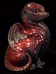 Mahogany Fledgling Dragon by Windstone Editions