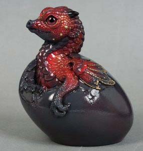Mahogany Hatching Empress Dragon by Windstone Editions