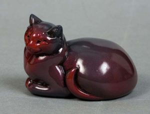 Mahogany Lady Pebble Cat by Windstone Editions