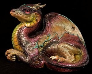 Merlot Old Warrior Dragon #1 by Windstone Editions