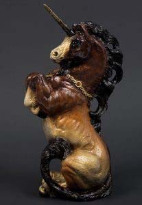 Metallic Siamese Male Unicorn by Windstone Editions