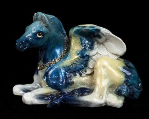 Midnight Calico Baby Pegasus by Windstone Editions