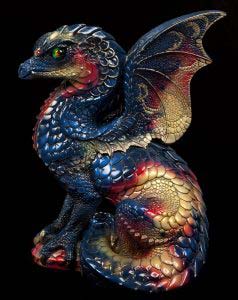 Midnight Flame Spectral Dragon by Windstone Editions