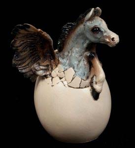Native Slate Hatching Pegasus by Windstone Editions