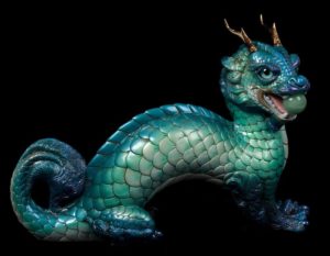Ocean Oriental Moon Dragon by Windstone Editions