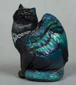 Ocean Shadow Small Bird-Winged Flap Cat by Windstone Editions