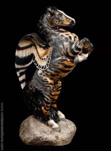 Orange-Bellied Bengal Male Pegasus by Windstone Editions