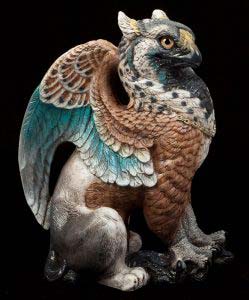 Pastel Falcon Male Griffin by Windstone Editions