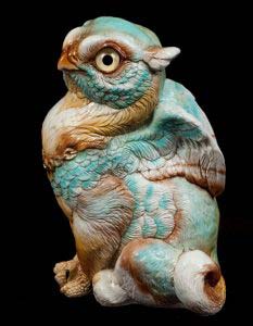 Pastel Meringue Sitting Griffin Chick by Windstone Editions