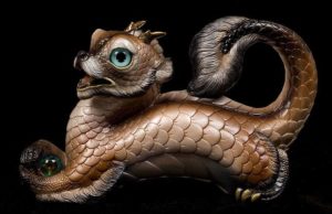 Pearl Fawn Young Oriental Dragon #2 by Windstone Editions