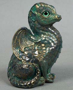 Pewter Patina Fledgling Dragon by Windstone Editions