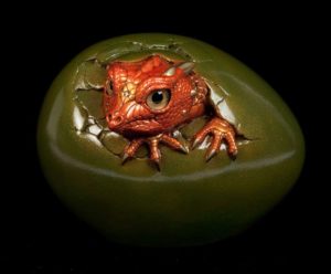 Pimento Hatching Kinglet Dragon by Windstone Editions