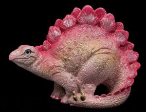 Pink Baby Stegosaurus #1 by Windstone Editions