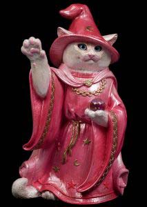 Pink Cat Wizard by Windstone Editions