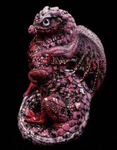 Pink Dalmatian Young Dragon by Windstone Editions