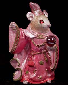 Pink Mouse Wizard by Windstone Editions