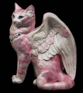 Pink Tabby Flap Cat by Windstone Editions