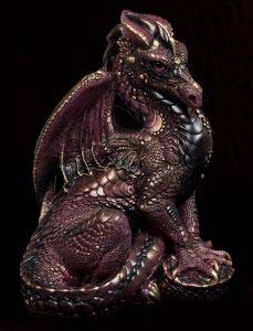 Plum Male Dragon by Windstone Editions