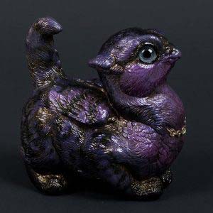 Plum Tabby Crouching Griffin Chick by Windstone Editions