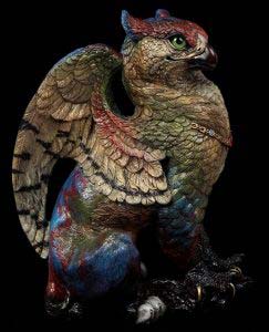Rainbow Calico Male Griffin by Windstone Editions