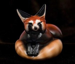 Red Panda Fennec Fox by Windstone Editions
