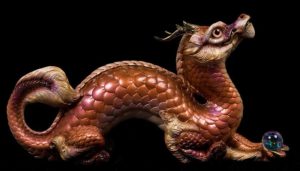 Russet Pearl Oriental Dragon by Windstone Editions
