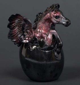 Russet Shadow Hatching Pegasus by Windstone Editions