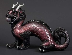 Russet Shadow Oriental Sun Dragon by Windstone Editions