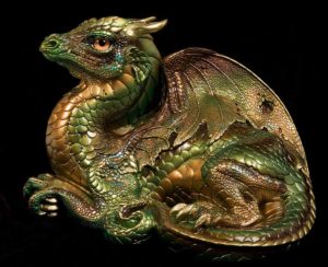 Serpentine Old Warrior Dragon by Windstone Editions
