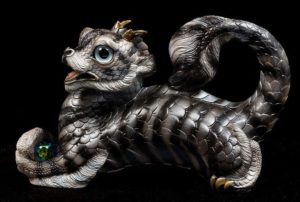 Silver Tiger Young Oriental Dragon by Windstone Editions