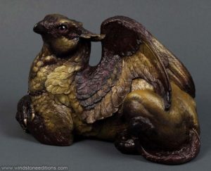 Smoked Gold Female Griffin by Windstone Editions