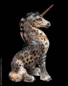 Snow Leopard Young Unicorn by Windstone Editions