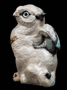 Snow Sitting Griffin Chick #1 by Windstone Editions