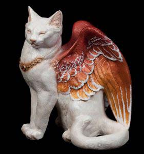 Snow Fire Flap Cat by Windstone Editions