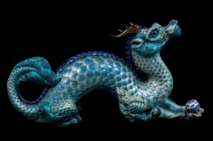 Snow Lion Oriental Dragon by Windstone Editions