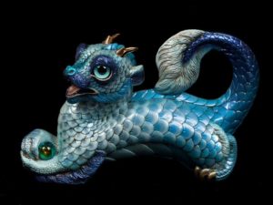 Snow Lion Young Oriental Dragon by Windstone Editions