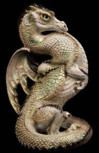 Spring Bronze Emperor Dragon by Windstone Editions