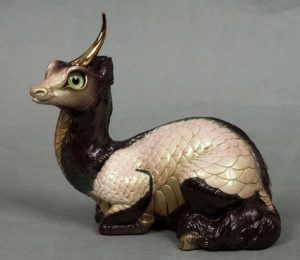 Spring Bronze Mother Ki-Rin by Windstone Editions
