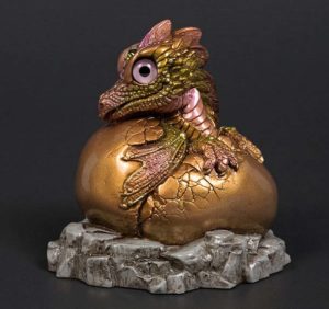 Spring Copper Hatching Dragon by Windstone Editions