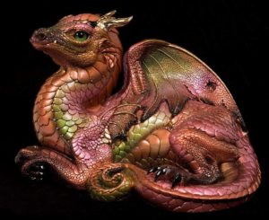 Spring Copper Old Warrior Dragon by Windstone Editions