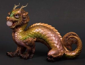 Spring Copper Oriental Sun Dragon by Windstone Editions