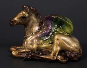 Spring Gold Baby Pegasus by Windstone Editions