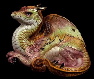 Spring Rose Old Warrior Dragon by Windstone Editions
