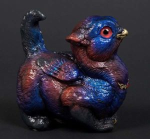 Sunset Crouching Griffin Chick by Windstone Editions