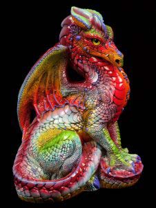 Tie Dye Male Dragon by Windstone Editions